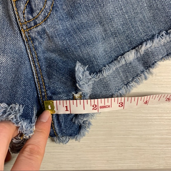 BDG High Rise Dree Cheeky Cutoff Shorts Size 25 - Picture 10 of 11